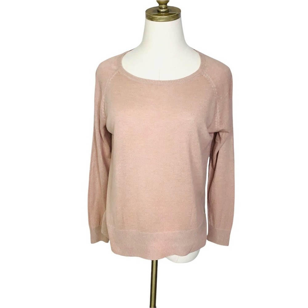 Zara knit Crew neck lightweight sweater top SMALL 2905